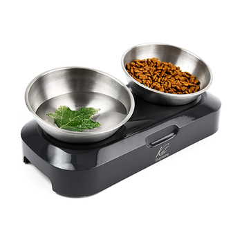 Kutiepaw Raised Cat Food Bowl Set