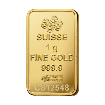 PAMP Fortuna Gold Ingot 1g