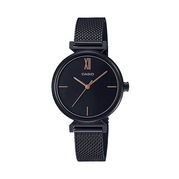 Casio ENTICER Analog White Dial Women's Watch + Bangle SetImage