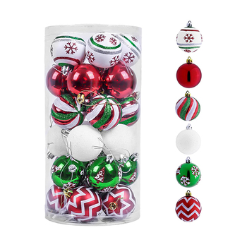 Kutiepaw Shatterproof Christmas Ball Ornaments (30pcs)