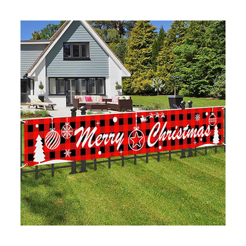 Kutiepaw Large MERRY CHRISTMAS Outdoor Banner