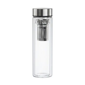 Botella de vidrio de 450ml con tapa protectora de Xavax