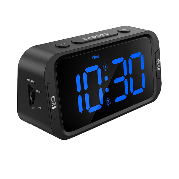 Kutiepaw Digital Dual Alarm ClockImage