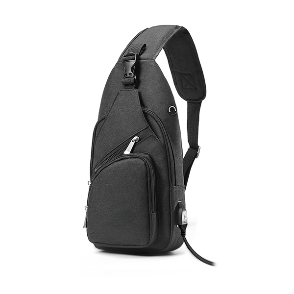 Kutiepaw Sling Crossbody Chest Bag with USB PortImage