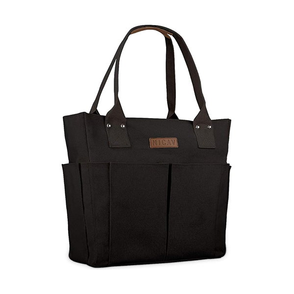 Kutiepaw Canvas Women’s Laptop Tote 15.6