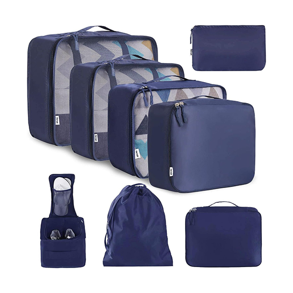 Kutiepaw 8-piece Travel Organizer Set with Shoe BagImage