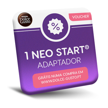 NEO START® ADAPTADOR - GRÁTIS NUMA COMPRA EM WWW.DOLCE-GUSTO.PT