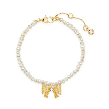 Kate Spade WRAPPED IN A BOW Women's Pearl Bracelet