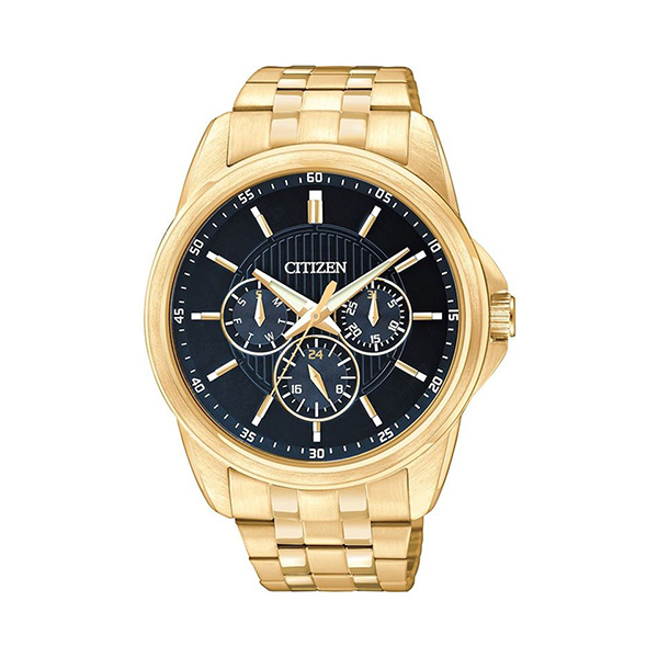 Citizen Quartz Gold with Blue Dial Men's WatchImage