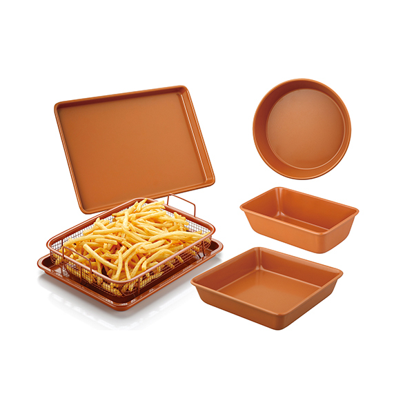 Gourmet Edge 6-piece Copper Ceramic Non-Stick Bakeware SetImage