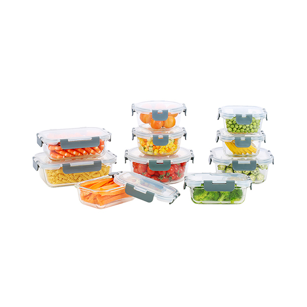 Gourmet Edge 20-piece Superior Glass Food Storage Container SetImage