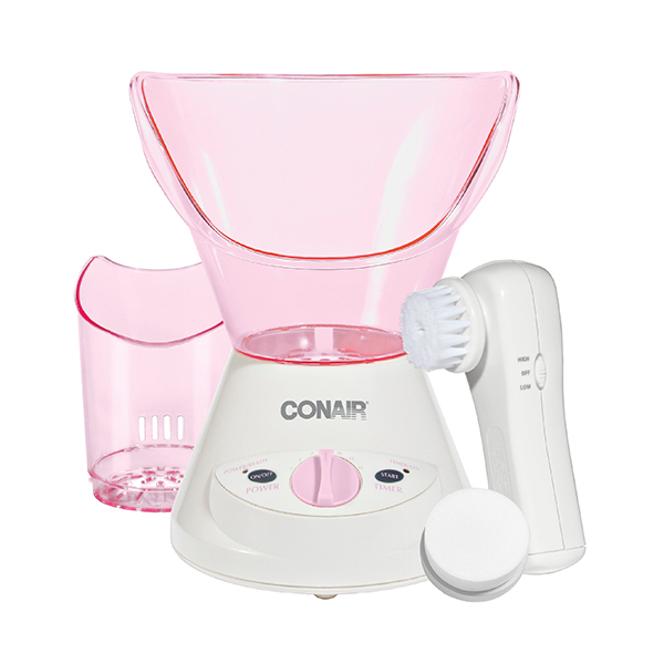 Conair TRUE GLOW™ Warm Steam Facial Sauna with Facial Cleansing BrushImage