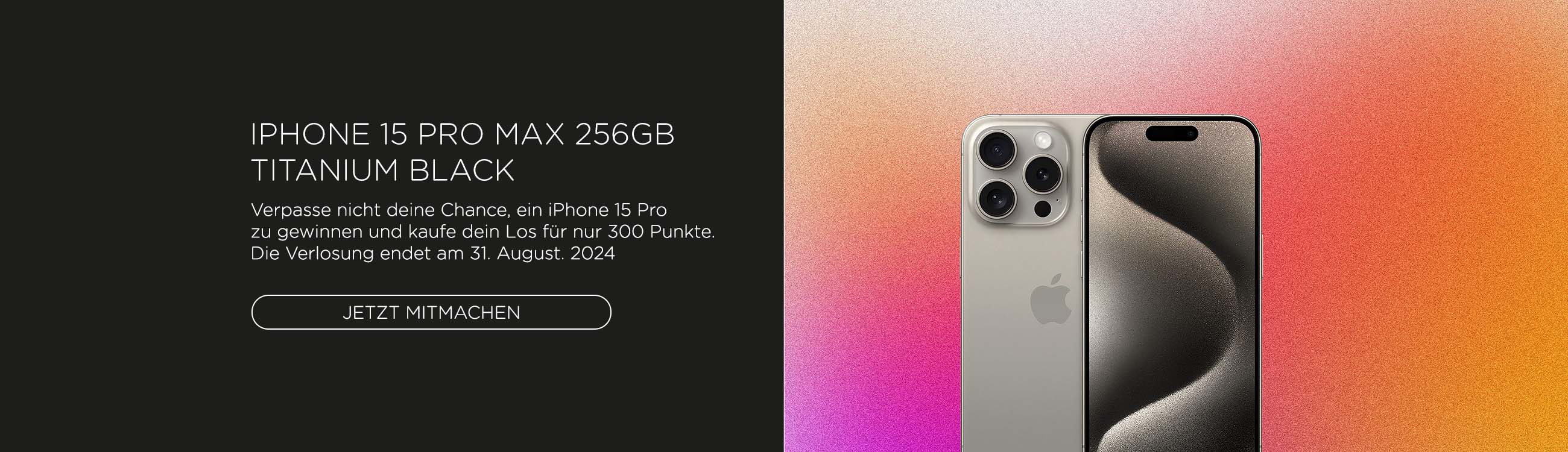iPhone 15 Pro Max 256GB Titanium Black