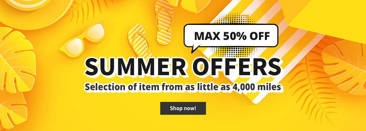 Summer Offers Max 50% off