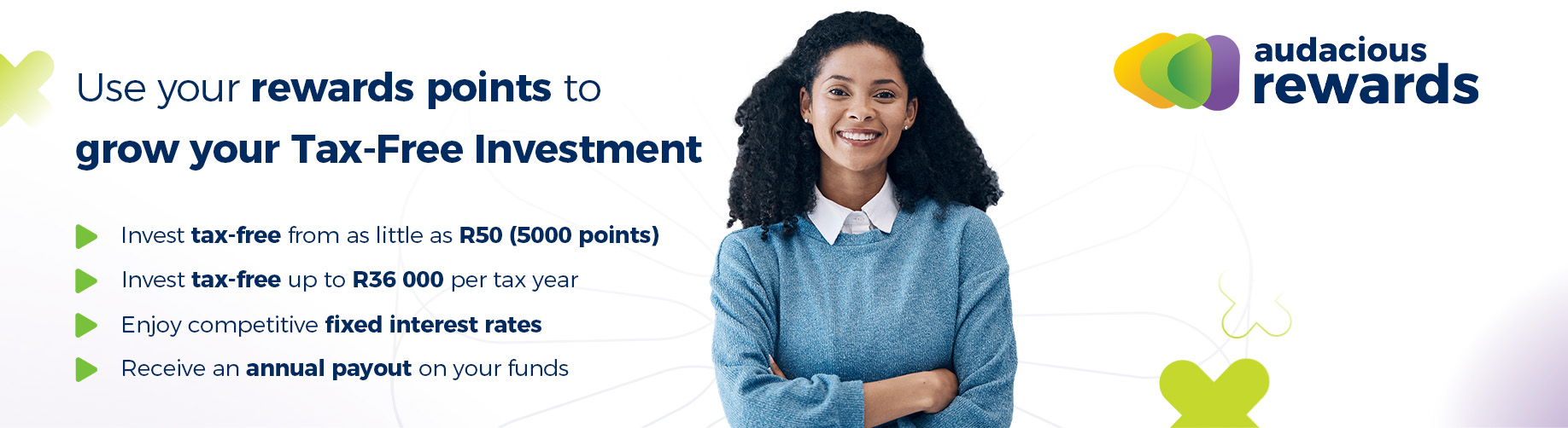 Use your rewards points to grow your Tax-Free Investment